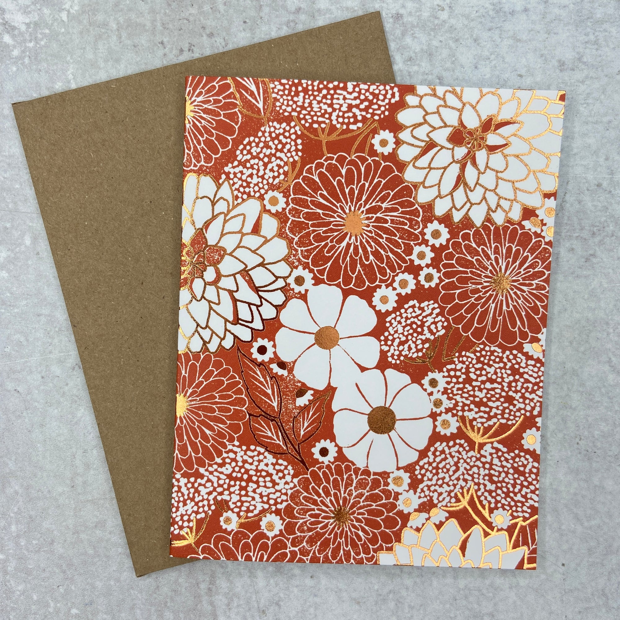 Floral Foil Card