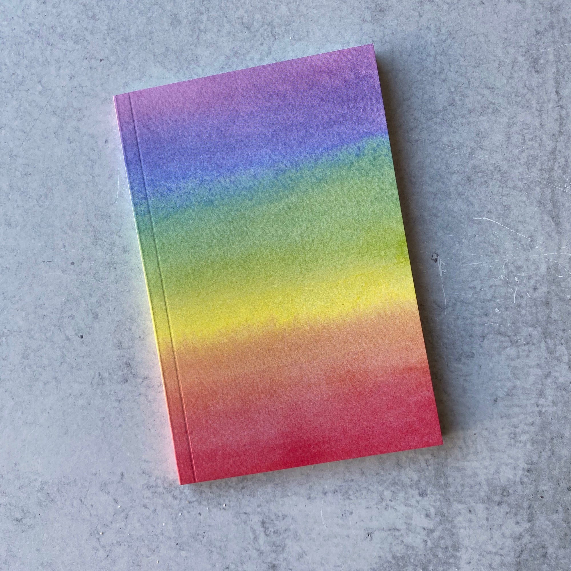 Watercolor Rainbow Journal