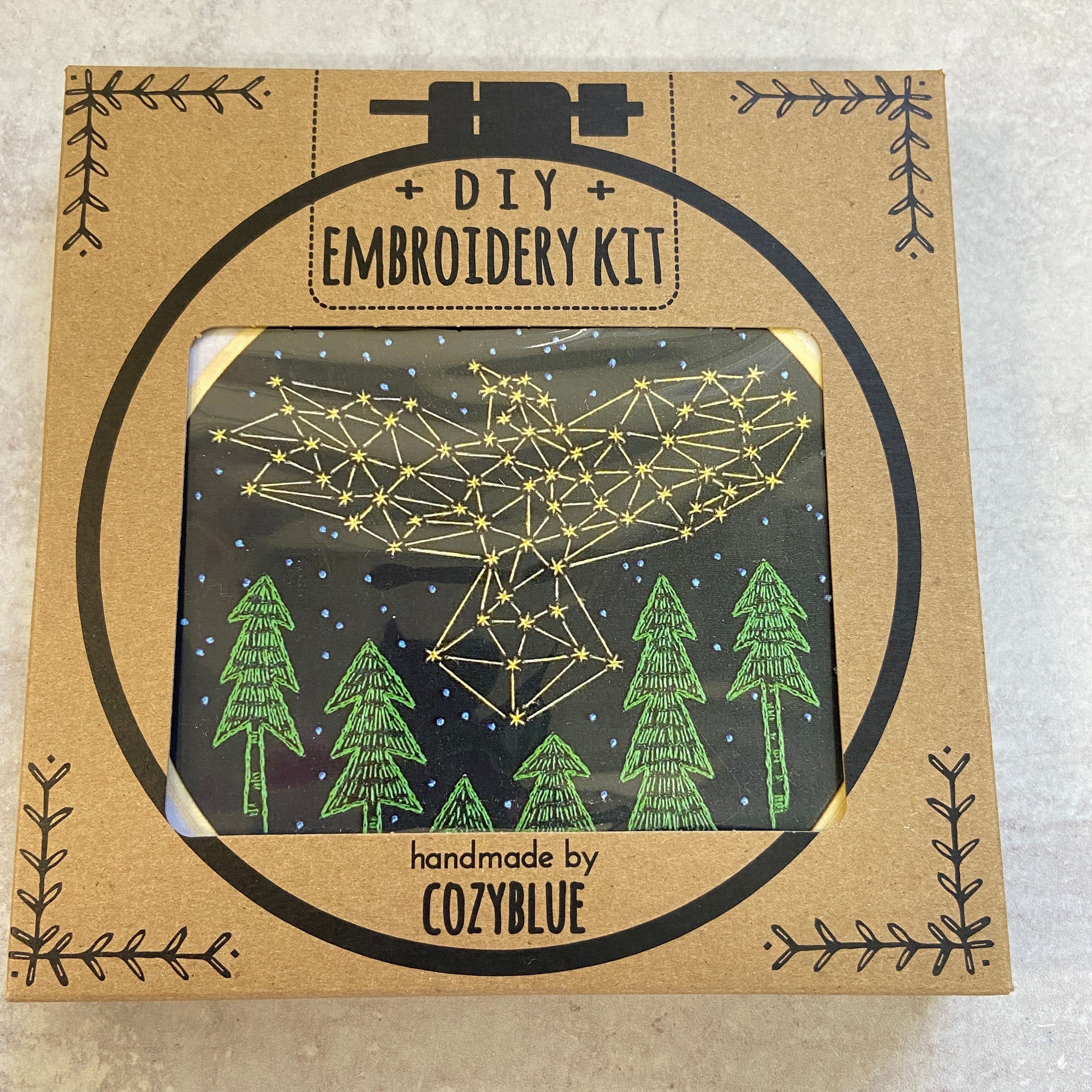 Embroidery Kit: The Crow