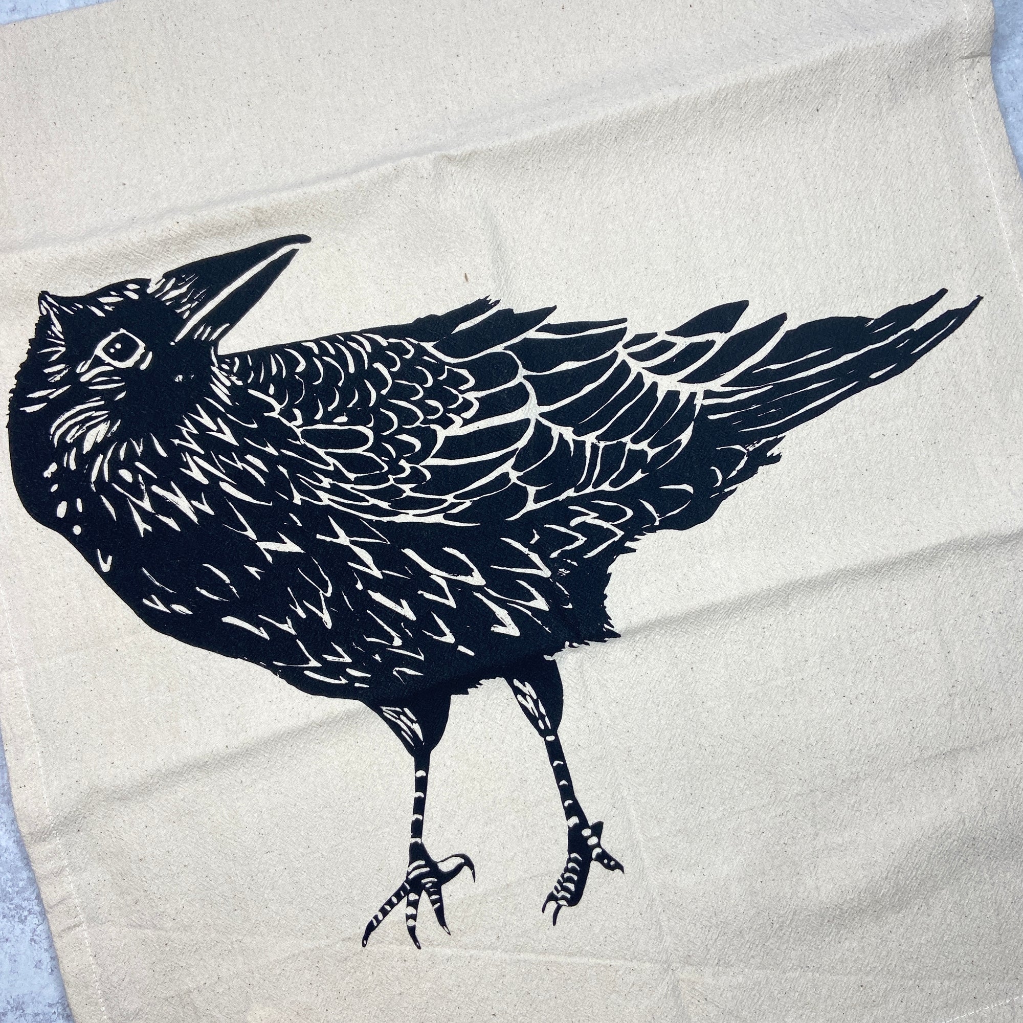Tea Towel - Crow