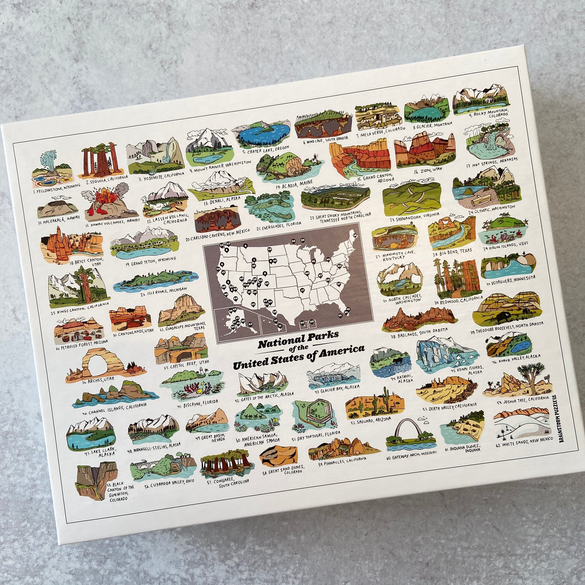 National Parks USA Puzzle