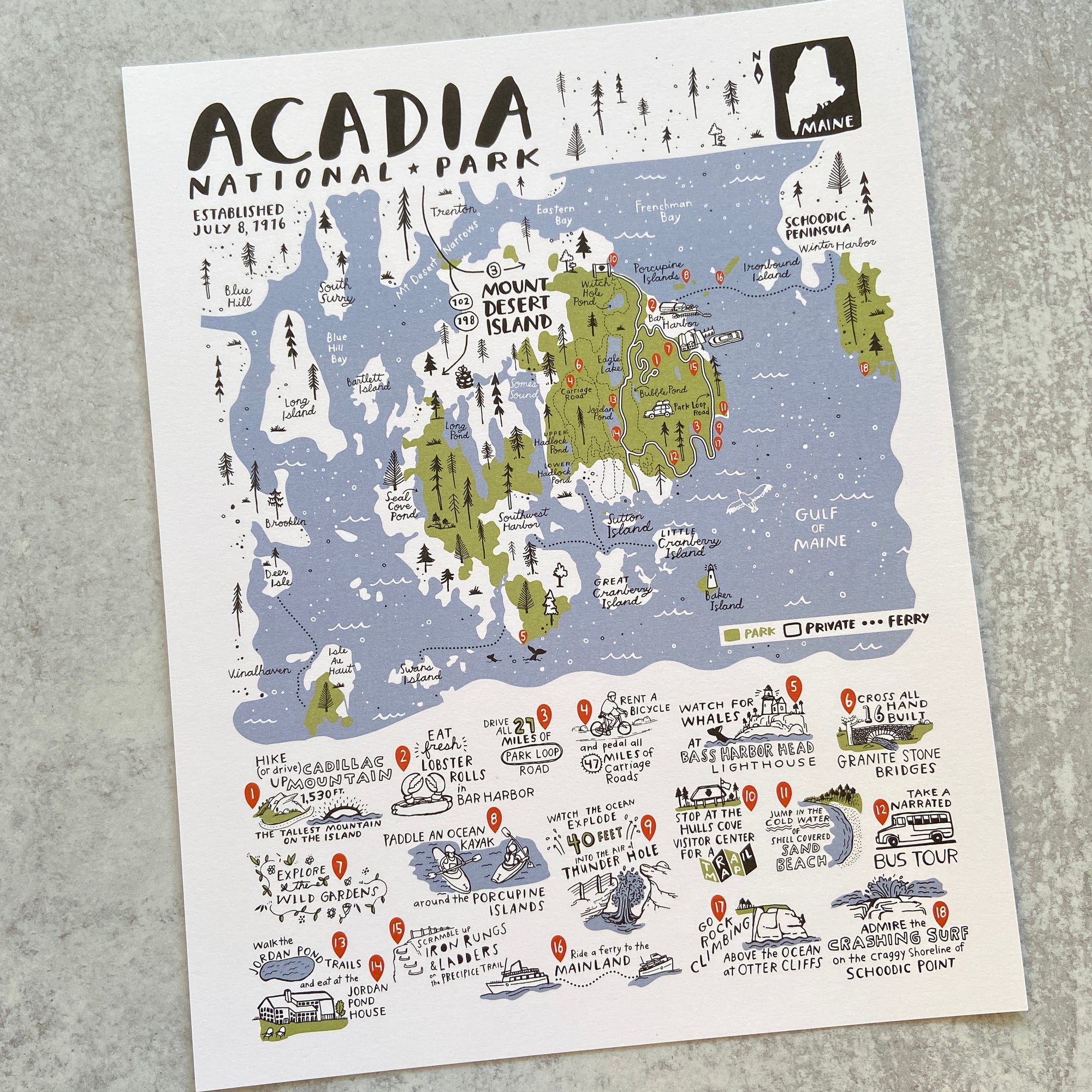 Acadia National Park - Print