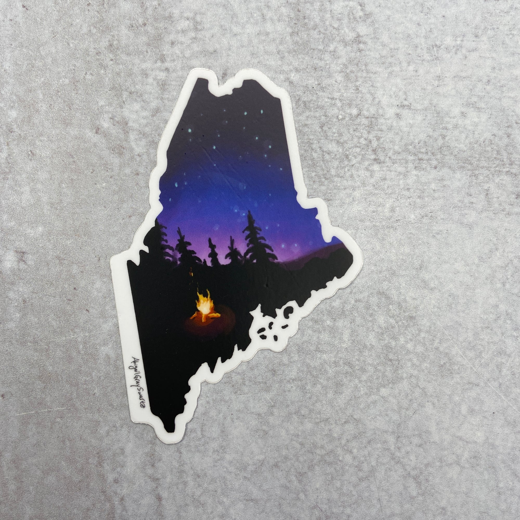 Sticker - Maine Night Sky