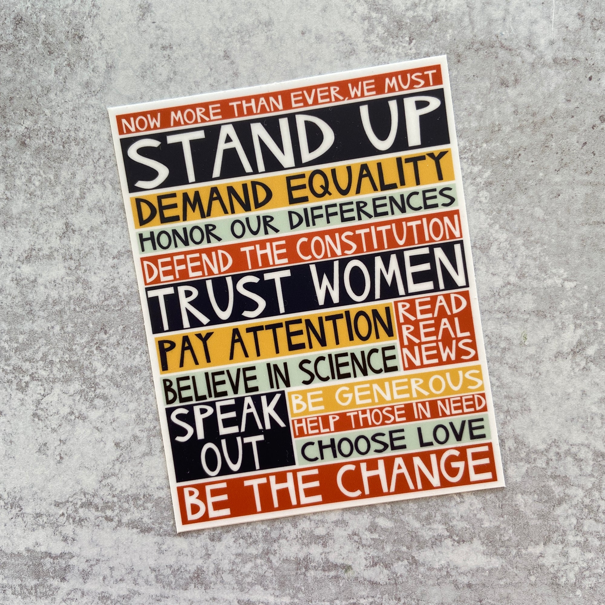 Sticker - Stand Up