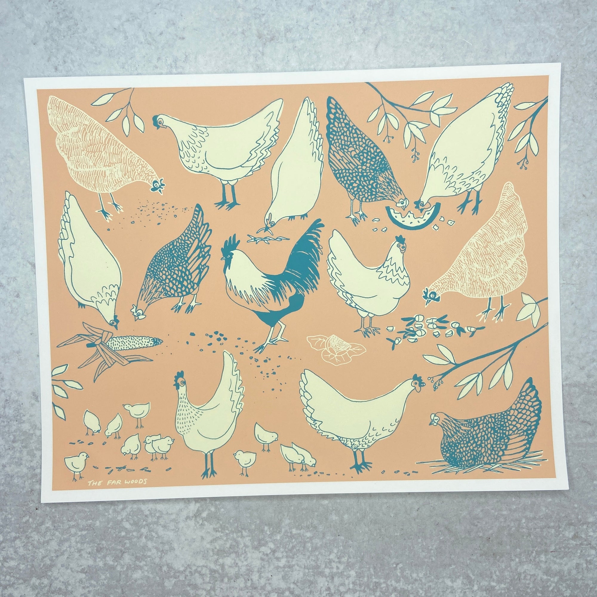 Chicken Yard - Print