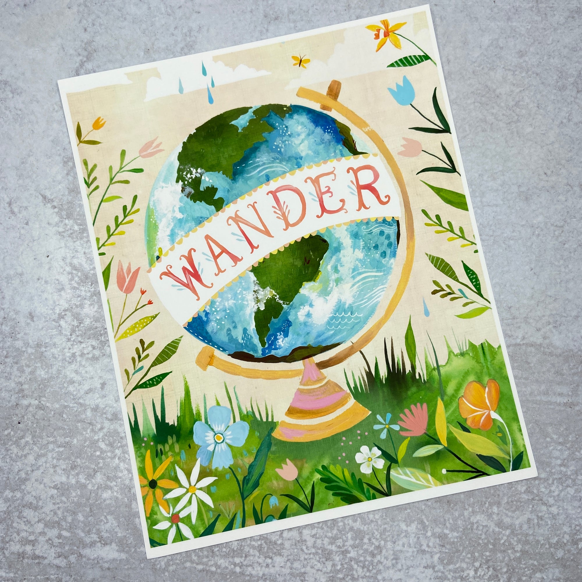 Wander Globe - Print