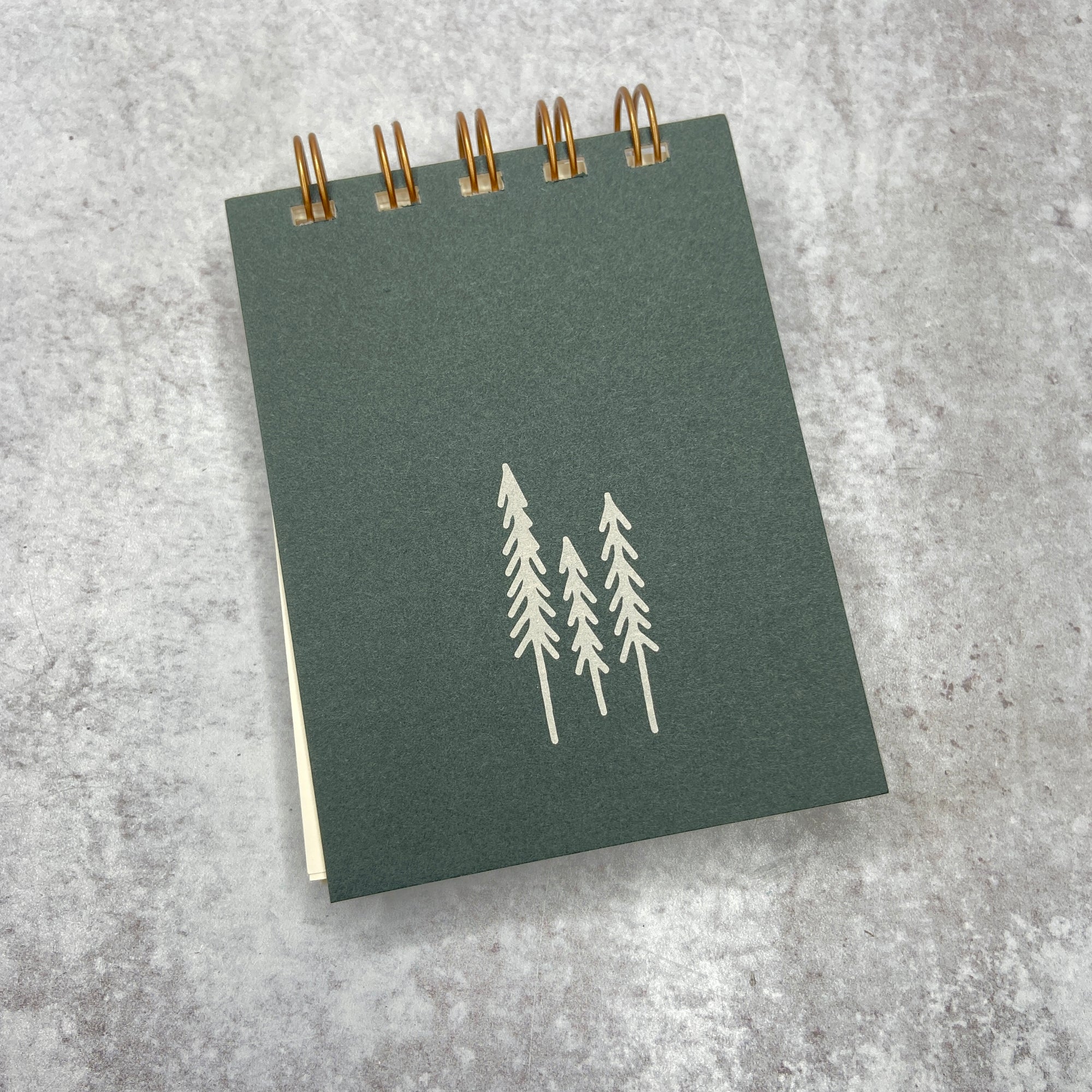 Evergreen Trees Mini Jotter Notebook